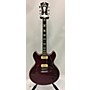 Used D'Angelico Premier Series DC Hollow Body Electric Guitar Dark Cherry Burst