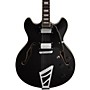 D'Angelico Premier Series DC Semi-Hollowbody Electric Guitar with Stairstep Tailpiece Black