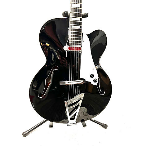 D'Angelico Premier Series EX-l Hollow Body Electric Guitar Black