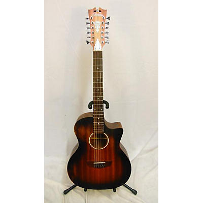 D'Angelico Premier Series Fulton LS Cutaway Grand Auditorium 12 String Acoustic Electric Guitar