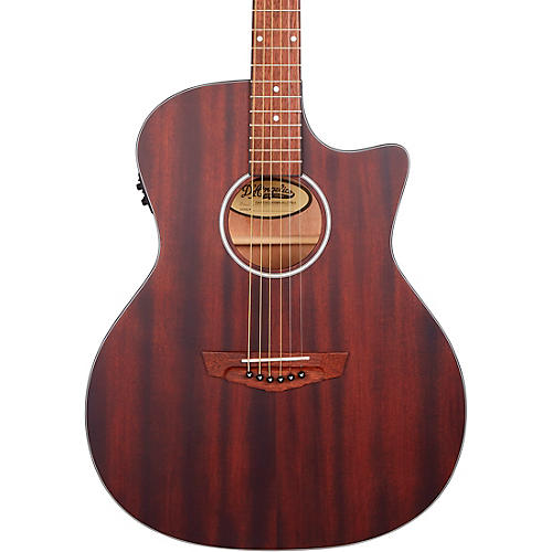 D'Angelico Premier Series Gramercy CS Cutaway Orchestra Acoustic-Electric Guitar Matte Walnut Stain