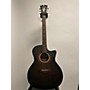 Used D'Angelico Premier Series Gramercy LS Grand Auditiorium Acoustic Electric Guitar Aged Trans Black