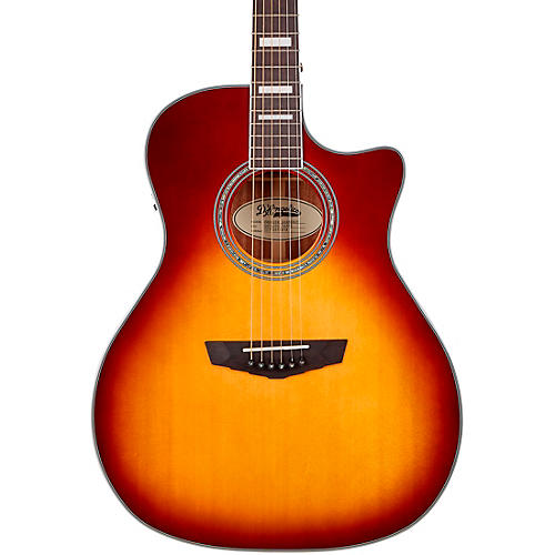 D'Angelico Premier Series Gramercy Single-Cutaway Grand Auditorium Acoustic-Electric Guitar Condition 2 - Blemished Iced Tea Burst 197881217785