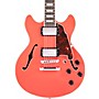 Open-Box D'Angelico Premier Series Mini DC Semi-Hollow Electric Guitar Stop-bar Tailpiece Condition 1 - Mint Fiesta Red