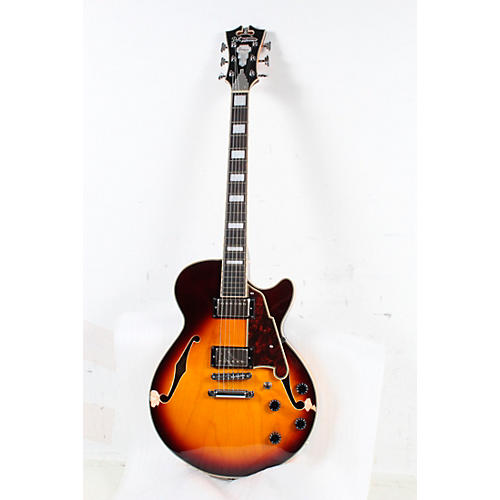 D'Angelico Premier Series SS Boardwalk Semi-Hollow Electric Guitar USA Seymour Duncan Humbuckers Stopbar Tailpiece Condition 3 - Scratch and Dent Vintage Sunburst 194744006975