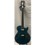 Used D'Angelico Premier Series SS Hollow Body Electric Guitar Trans Blue