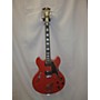 Used D'Angelico Premier Series SS Hollow Body Electric Guitar Fiesta Red