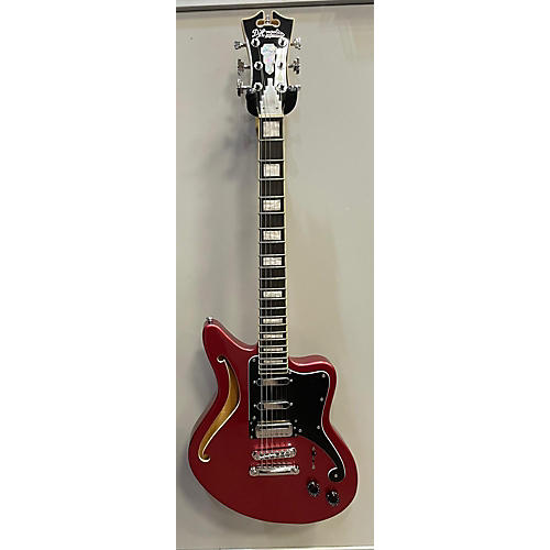 D'Angelico Premier Series Solid Body Electric Guitar Oxblood