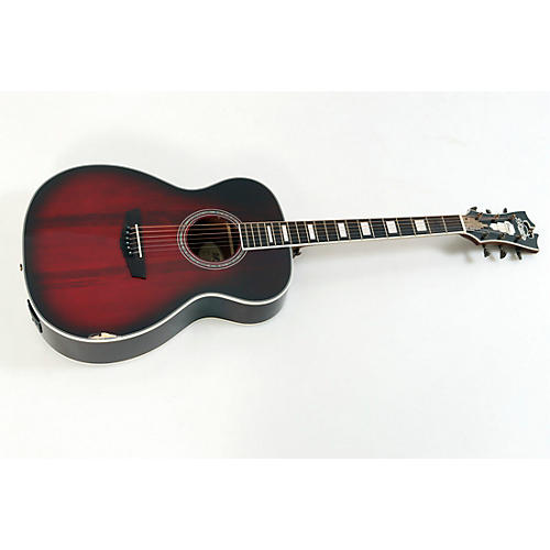 D'Angelico Premier Series Tammany Orchestra Acoustic-Electric Guitar Condition 3 - Scratch and Dent Trans Black Cherry Burst 197881041038