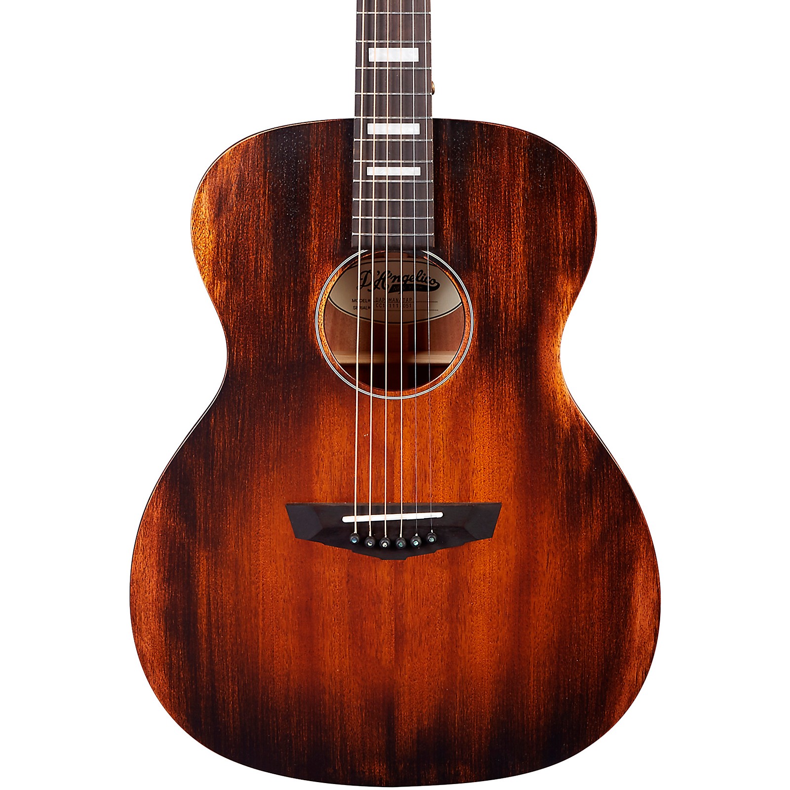 D'Angelico Premier Tammany Orchestra Acoustic Guitar Natural Musician's Friend