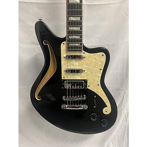 D'Angelico Premiere Bedford SH Hollow Body Electric Guitar Black