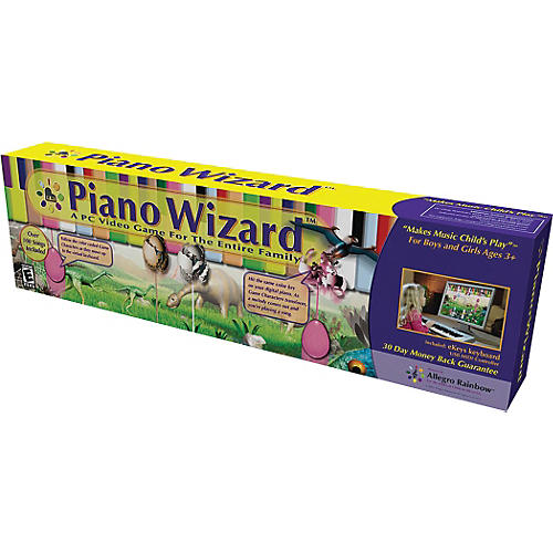 Premiere Piano Wizard Video Game with 37-Note Mini Keyboard and USB Cable