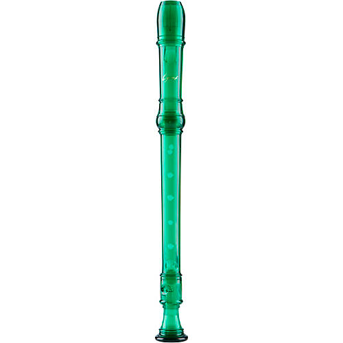 Lyons Premium 3-Piece Translucent Soprano Recorder Transparent Green