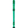 Lyons Premium 3-Piece Translucent Soprano Recorder Transparent Green