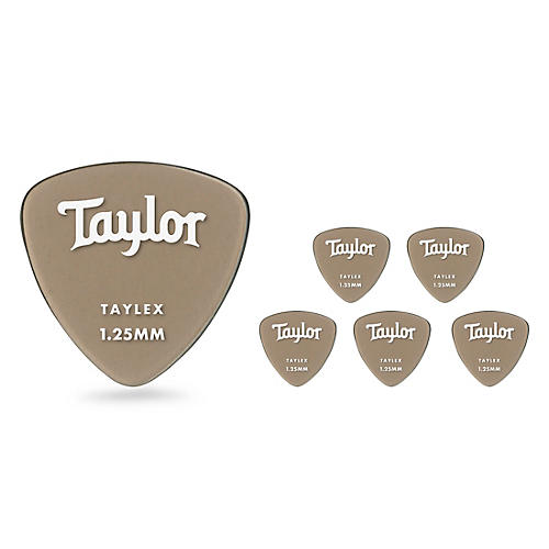 Taylor Premium 346 Taylex Picks 1.25 mm 6 Pack