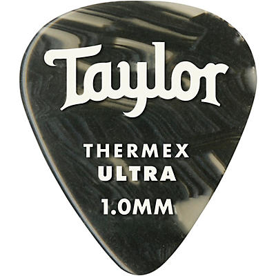 Taylor Premium 351 Thermex Ultra Picks Black Onyx 6-Pack