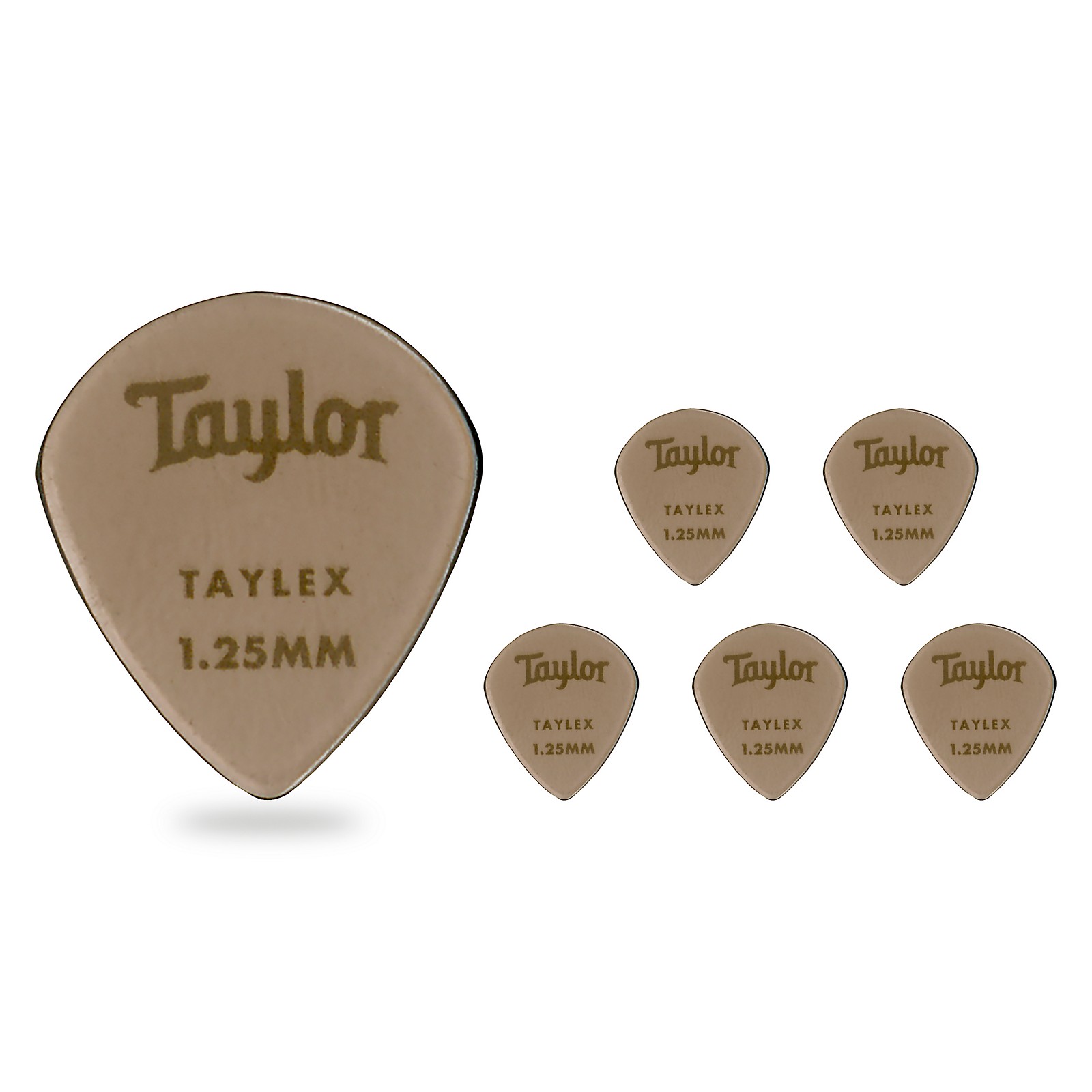 Taylor Premium 651 Taylex Picks 1.25 mm 6 Pack Musician's Friend