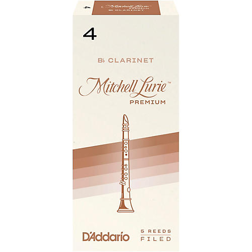 Mitchell Lurie Premium Bb Clarinet Reeds Strength 4 Box of 5