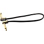 EBS Premium Flat Patch Cable - 11.81 inches Black and Gold