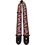 Perri's Premium Jaquard Weaved on Webbing Backing Guitar Strap Mardi Gras 2 in.