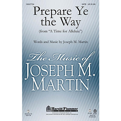 Shawnee Press Prepare Ye the Way (from A Time for Alleluia) Studiotrax CD Composed by Joseph M. Martin