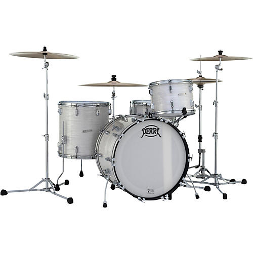 Pearl President Series Phenolic 4-Piece Shell Pack with Cases Pearl White Oyster