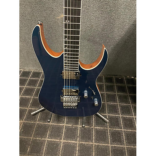 Ibanez Prestige RG5320 Solid Body Electric Guitar Blue Ghost Flames