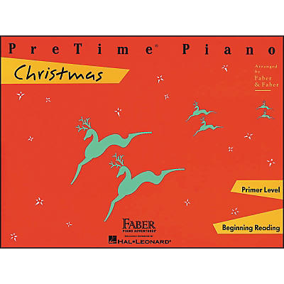 Faber Piano Adventures Pretime Piano Christmas Primer Level Beginning Reading - Faber Piano