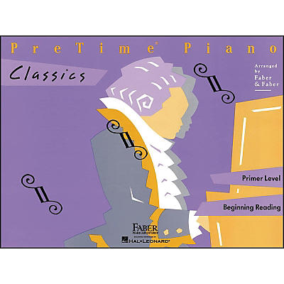 Faber Piano Adventures Pretime Piano Classics Book Primer Level for Beginning Reading - Faber Piano