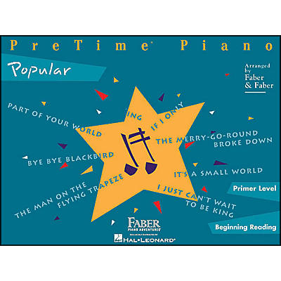Faber Piano Adventures Pretime Popular Primer/Beginning Reading