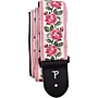 Perri's Pretty in Pink Roses Jacquard Guitar Strap Pink 2.5 in.