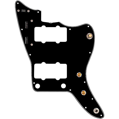 920d Custom Prewired Pickguard for Jazzmaster With JMH-V Wiring Harness Black