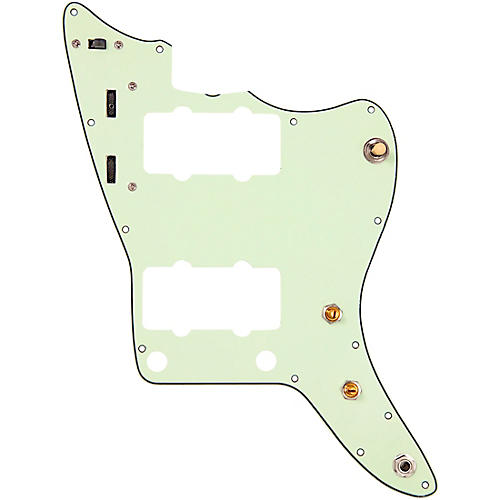 920d Custom Prewired Pickguard for Jazzmaster With JMH-V Wiring Harness Mint Green