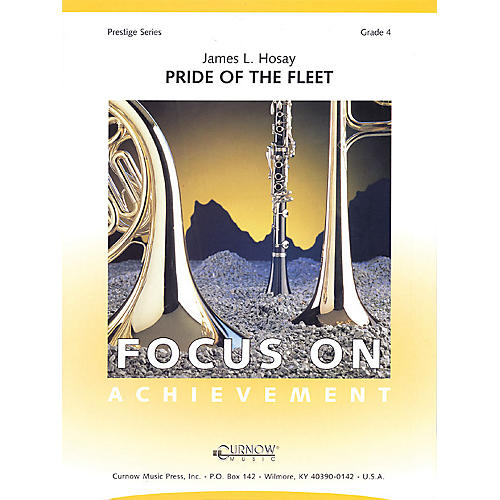 Pride of the Fleet (Grade 4 - Score Only) Concert Band Level 4 Composed by James L Hosay