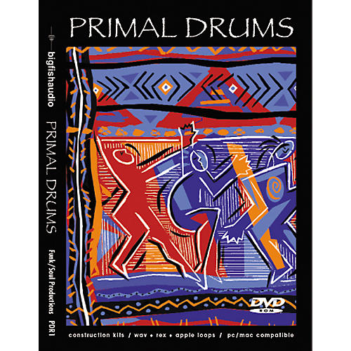 Primal Drums Sample Library DVD
