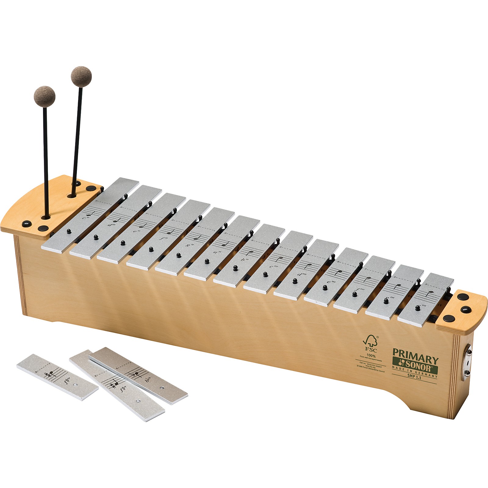Sonor Orff Primary Line FSC Soprano Metallophone Diatonic Musician's