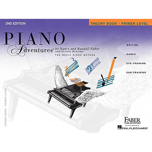 Primer Level - Theory Book - Original Edition Faber Piano Adventures Series Book by Nancy Faber