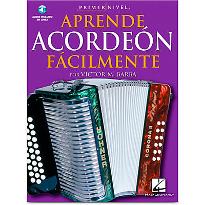 Hal Leonard Primer Nivel: Aprende Acordeon Facilmente - Spanish Edition (Book/Online Audio)