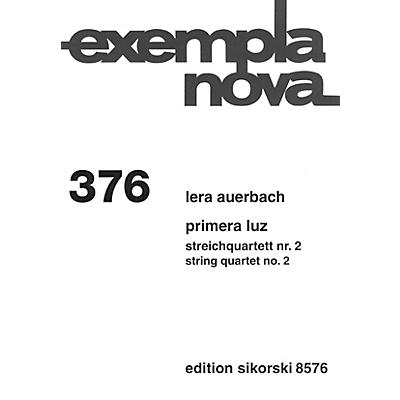 SIKORSKI Primera Luz (The First Light) String Ensemble Series Composed by Lera Auerbach