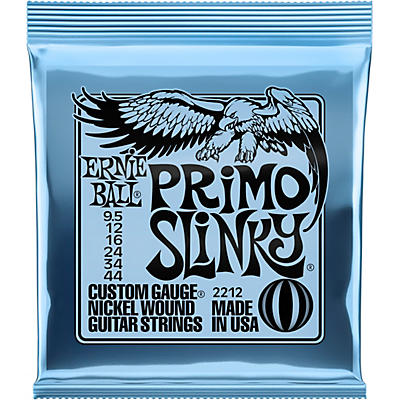Ernie Ball Primo Slinky Nickel Wound Electric Guitar Strings Gauge