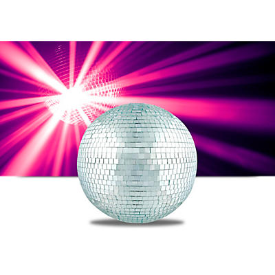 Venue Prism 12" Mirror Ball With Motor and Multicolor LED Pinspots