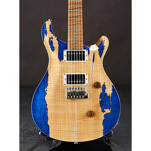 Private Stock Custom 24 with Spalted Maple Top, Black Limba Back, Roasted Curly Maple Neck and Fretboard Electric Guitar