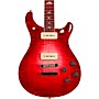 PRS Private Stock McCarty 594 with P90s Curly Maple Top African Ribbon Mahogany Back Stained Curly Maple Fretboard with Pattern Vintage Neck Electric Guitar Blood Red Glow