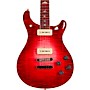 PRS Private Stock McCarty 594 with P90s Curly Maple Top African Ribbon Mahogany Back Stained Curly Maple Fretboard with Pattern Vintage Neck Electric Guitar Blood Red Glow 21333395