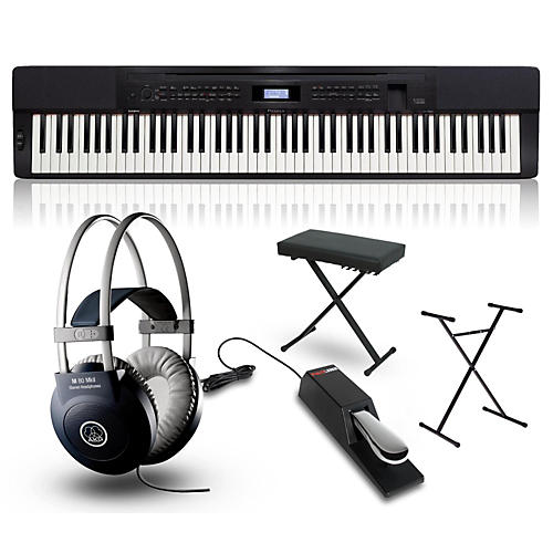 Privia PX-350 Digital Piano Package - Black