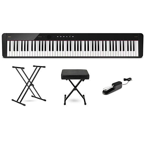 Casio Privia PX-S5000 88-Key Digital Piano Essentials Bundle Black