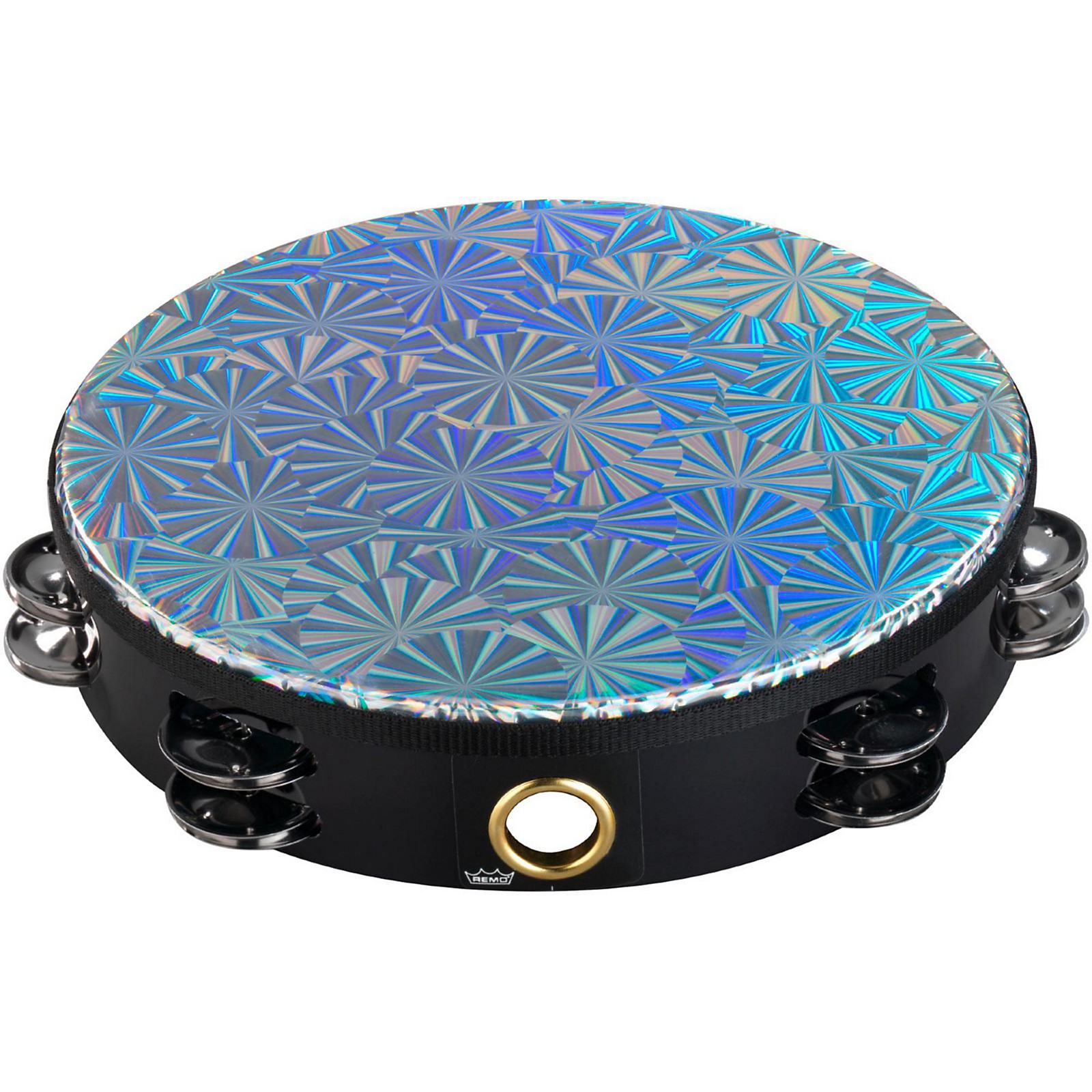 Remo Prizmatic Double Row Tambourine 10 in. Chrome Musician's Friend