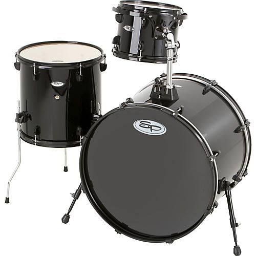 Pro 3-Piece Double Bass Add-On Pack (Black Hoops and Lugs)