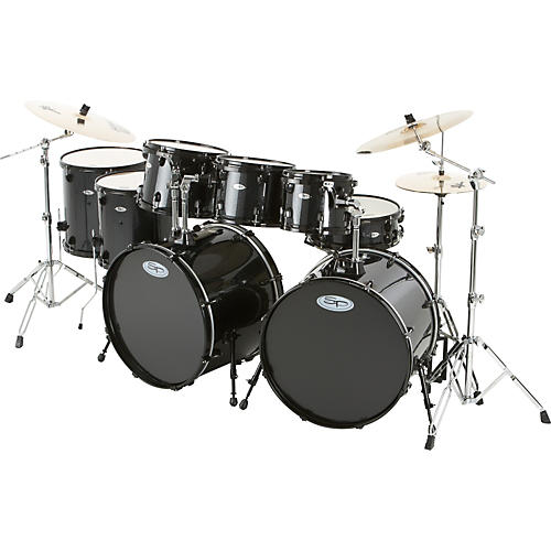 Pro 8-Piece Double-Bass Drum Set with Sabian XS20 Cymbals