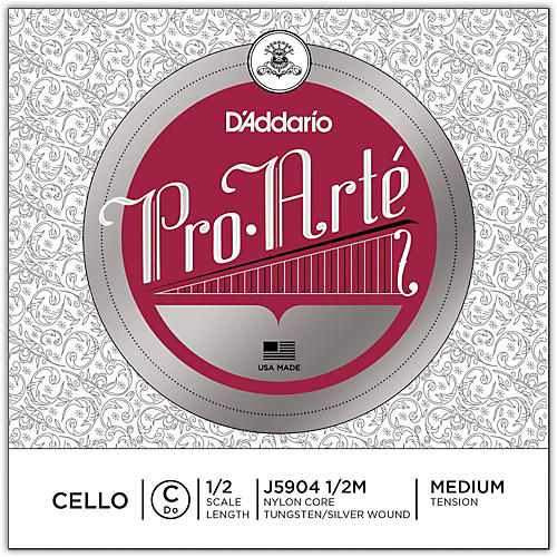 D'Addario Pro-Arte Series Cello C String 1/2 Size